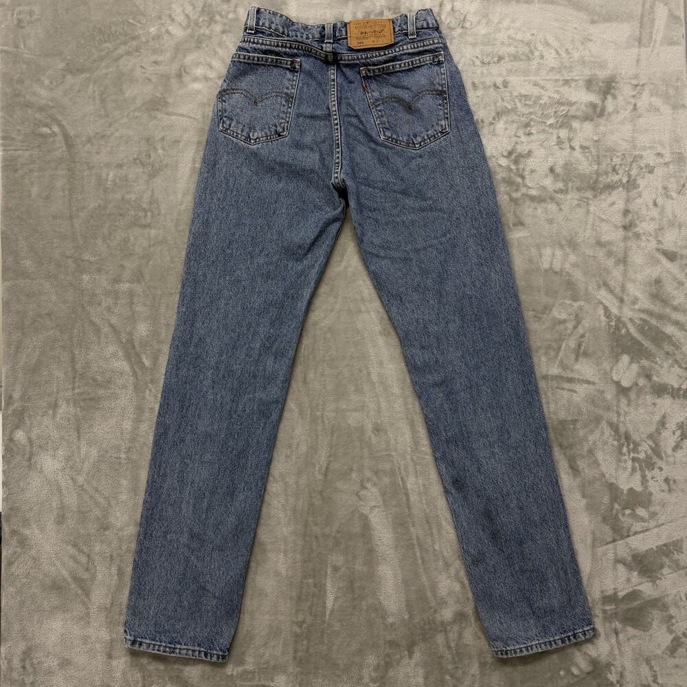 Vtg Levi's 505 Orange Tab Altered Waist 32x34 (FITS 27x33) Jeans Made In USA